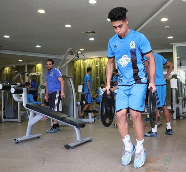 جانب من التدريبات