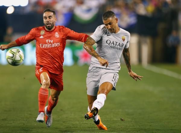 من لقاء سابق بين ريال مدريد مع روما