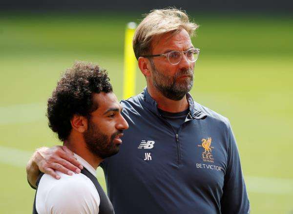 يورجن كلوب ومحمد صلاح