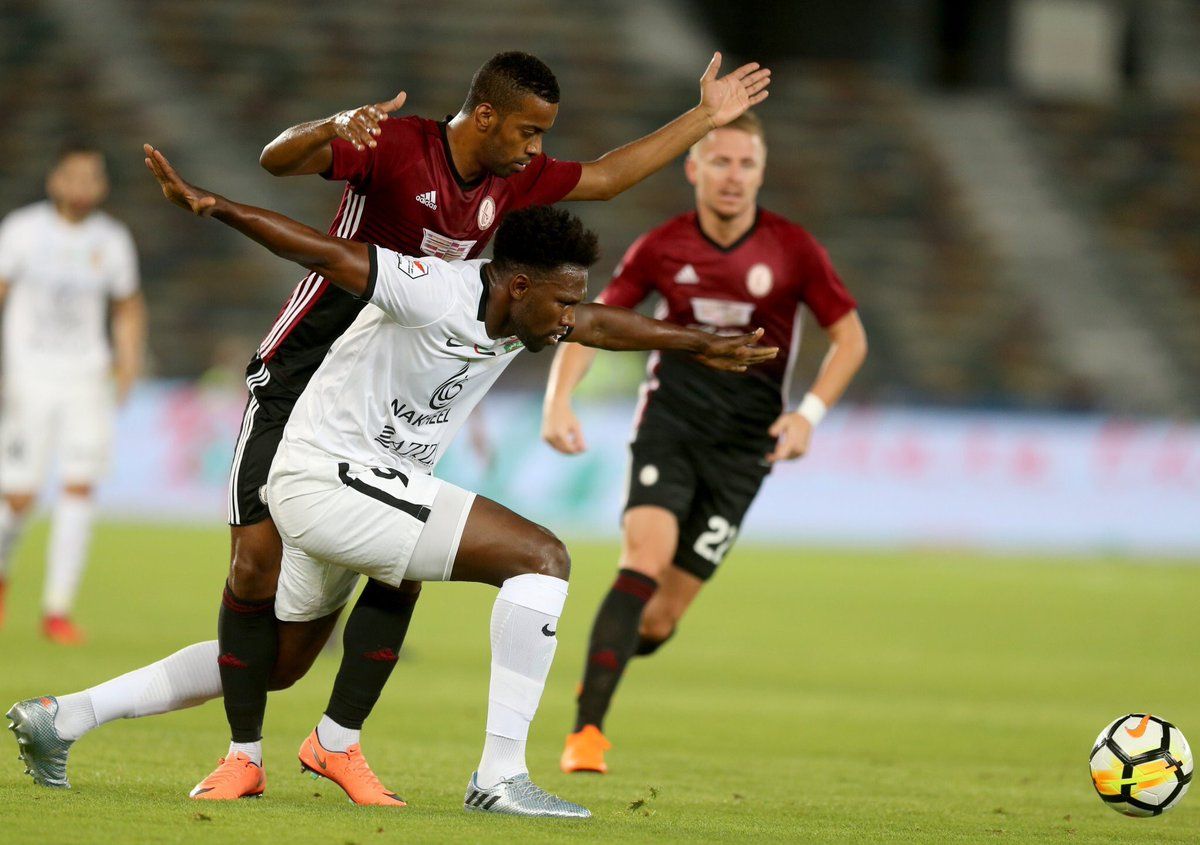 من لقاء سابق بين شباب الأهلي دبي و الوحدة