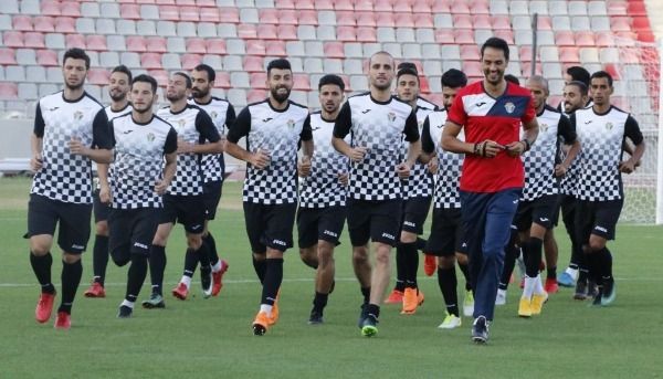 من تدريبات المنتخب الأردني اليوم