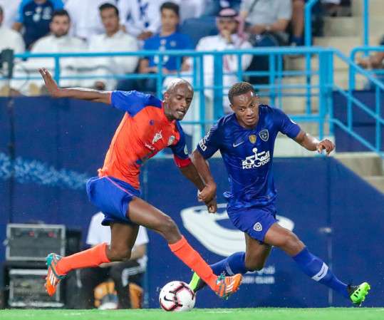 من لقاء الهلال والفيحاء