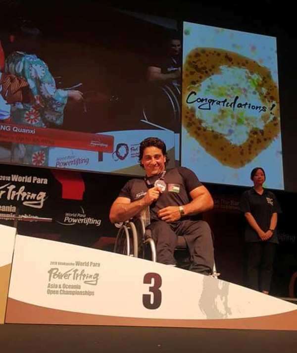 طربش بعد تتويجه اليوم بالبرونز