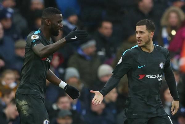  إيدين هازارد مع أنتونيو روديجر