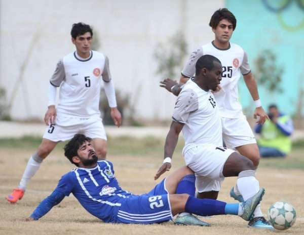 جانب من مباراة بالدوري العراقي
