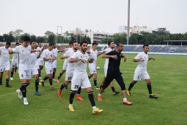من تدريبات المنتخب الأردني