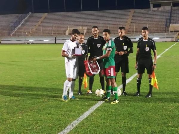 من المباراة الودية 