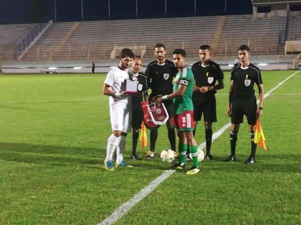 من المباراة الودية 