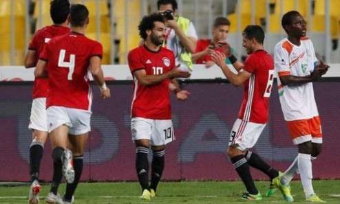 لاعبو منتخب مصر