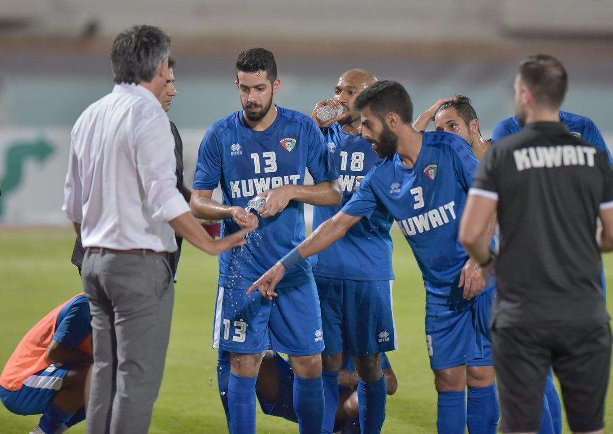 لاعبو منتخب الكويت