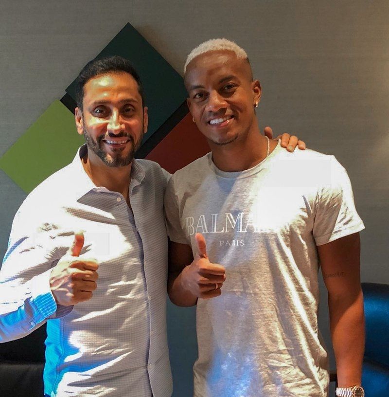 كاريلو رفقة سامي الجابر رئيس الهلال