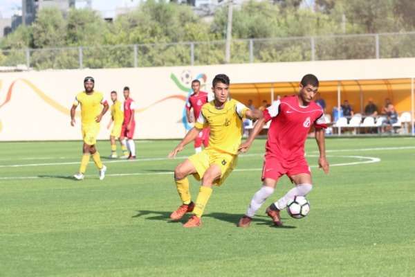 جانب من لقاء بيت حانون وشباب جباليا