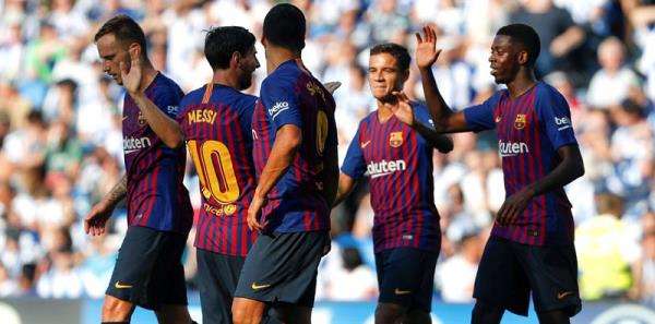 لاعبو برشلونة