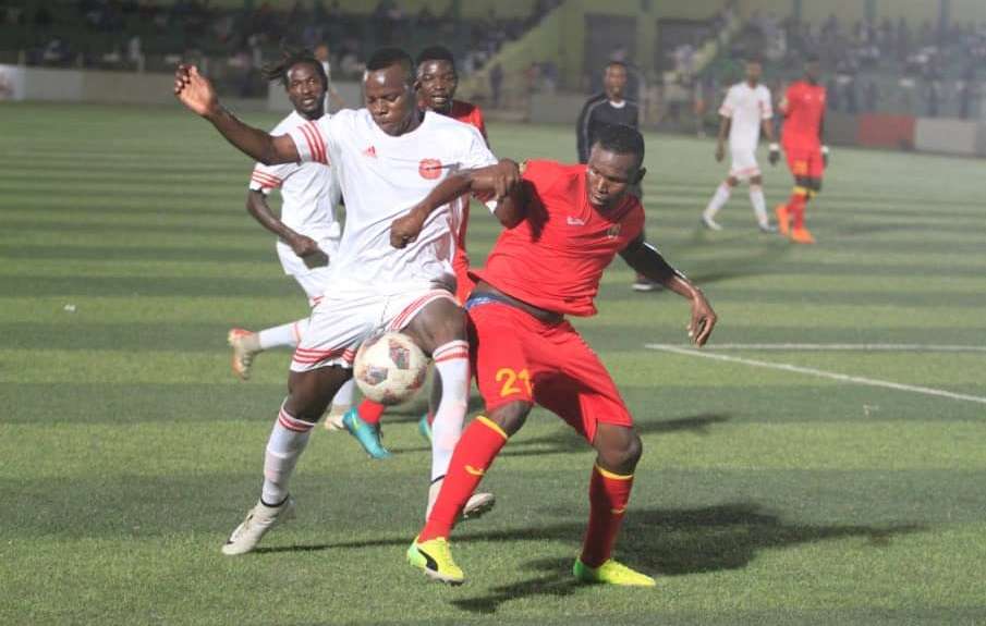 من مباراة المريخ أمام الخرطوم الوطني