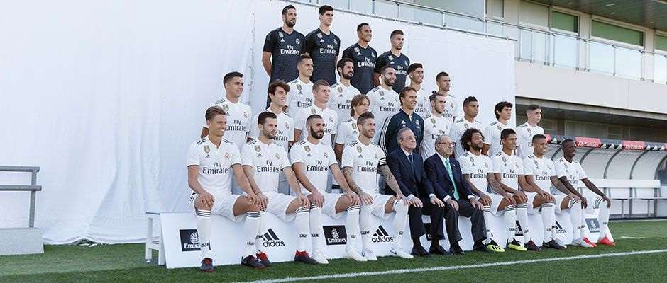 الصورة الرسمية لريال مدريد