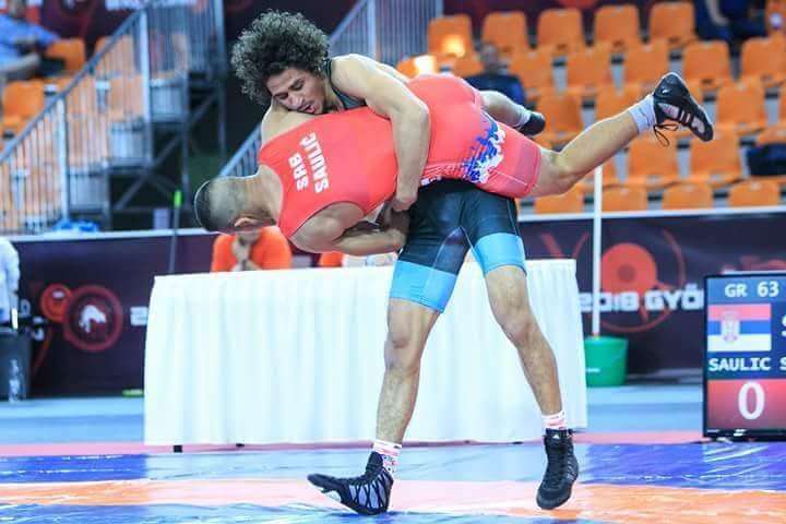 جانب من مشاركة حسن حسن في منافسات البطولة