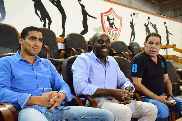 ديفيد ديفيز في مران الزمالك