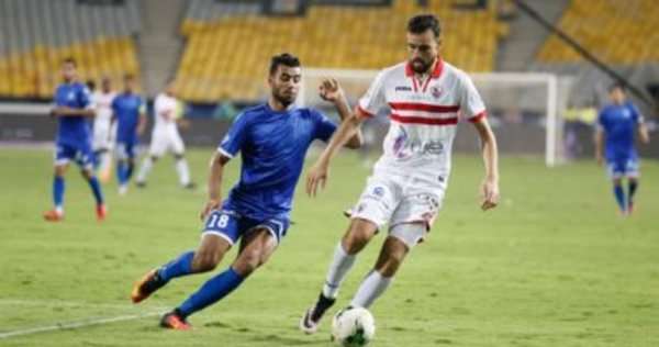 من مباراة الزمالك وسموحة