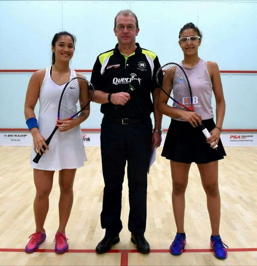  هانيا الحمامي ( يميناً )