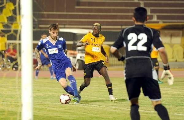 لقطة من المباراة