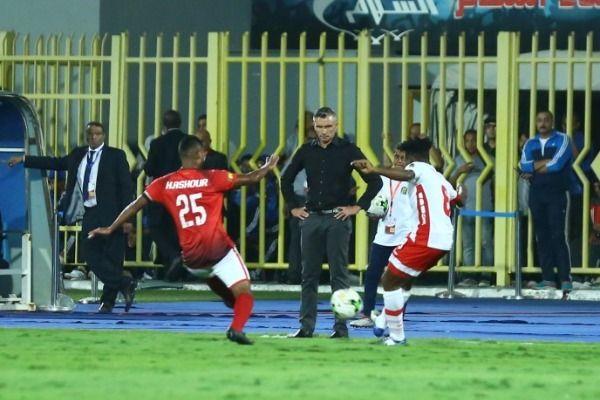 كارتيرون خلال المباراة