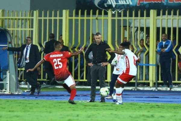 كارتيرون خلال المباراة