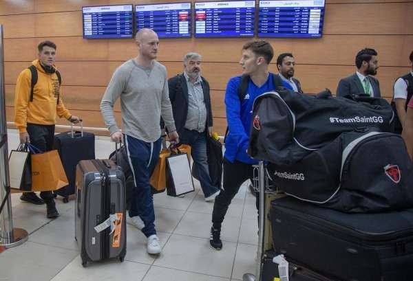 وصول الملاكم البريطاني