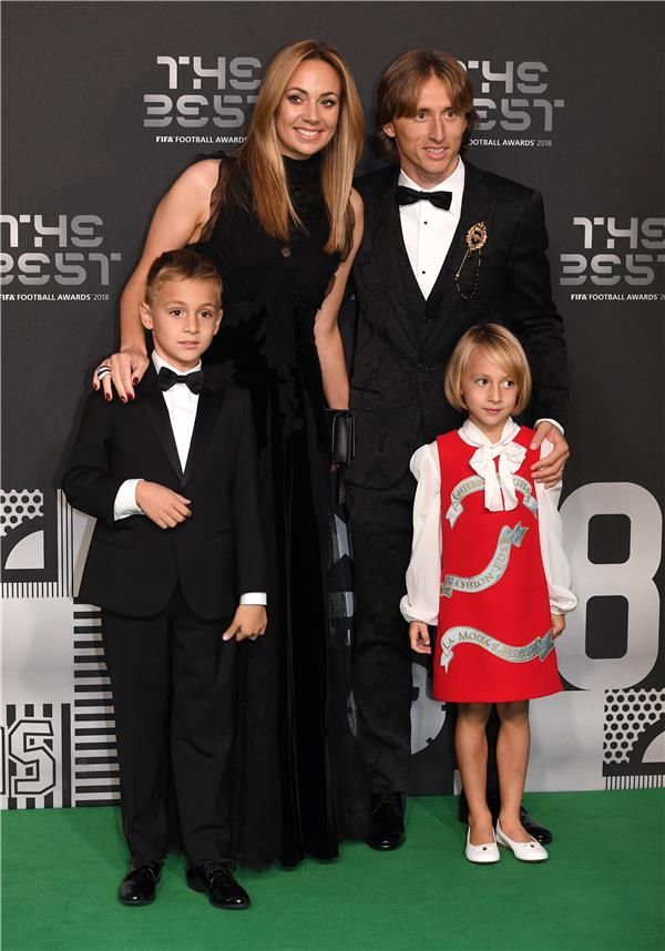 مودريتش مع عائلته