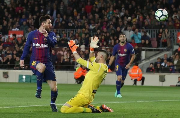 إحدى مباريات برشلونة