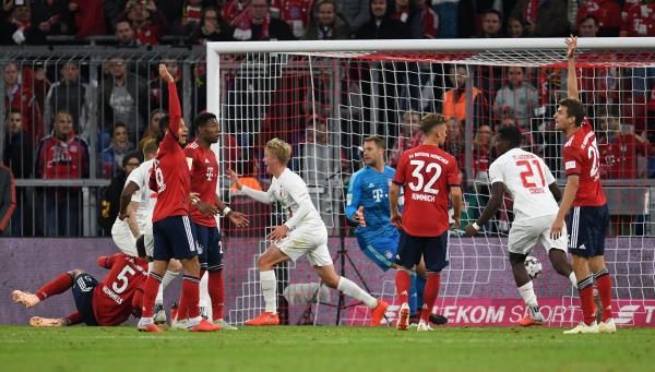 جانب من المباراة