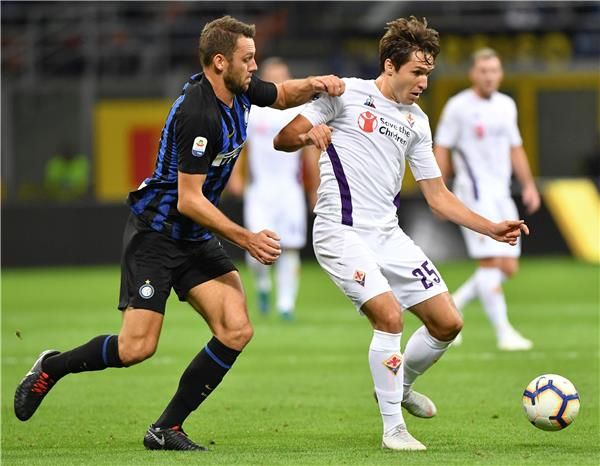 من مباراة إنتر ميلان وفيورنتينا