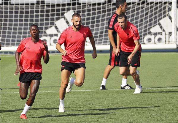 فينيسيوس جونيور في تدريبات ريال مدريد