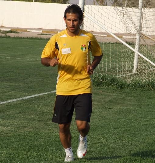 التدريب الاخير لمهند محارمة قبل التوجه الى معسكر فريقه الجديد القادسية في المانيا