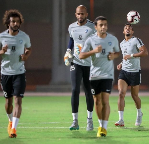 من تدريبات الهلال السعودي