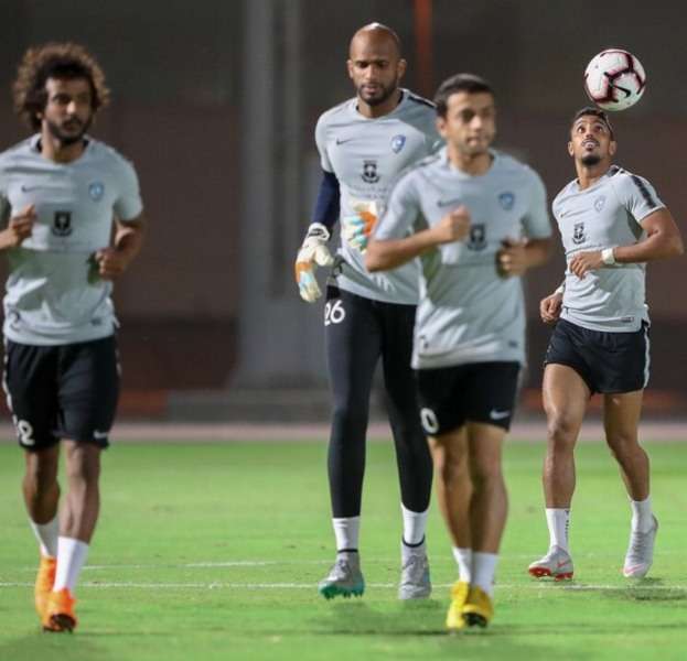 من تدريبات الهلال السعودي