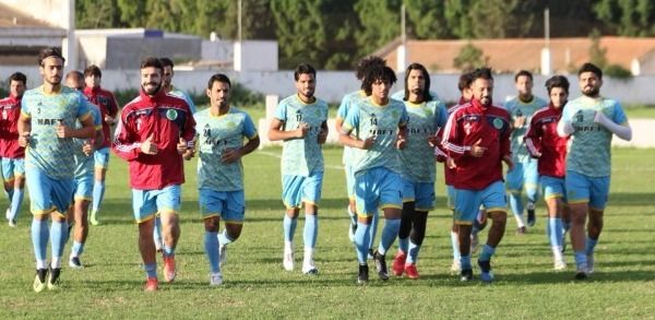 من تدريبات النفط الصباحية في ملعب المنزه