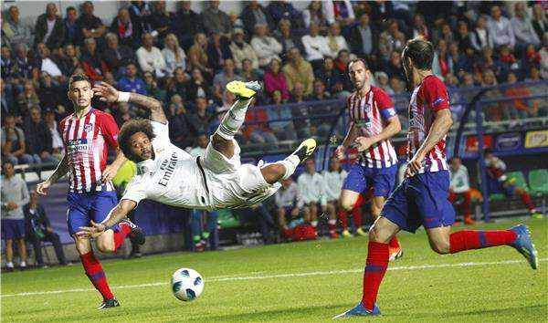 جانب من مباراة السوبر الأوروبي