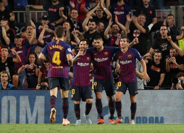 لاعبو برشلونة