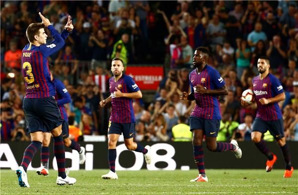 لاعبو برشلونة