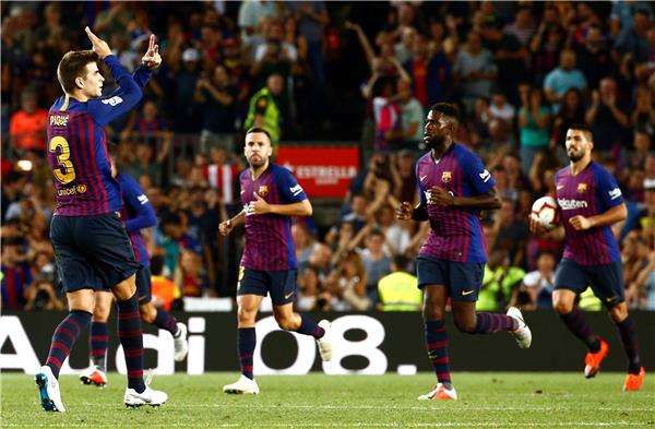 لاعبو برشلونة