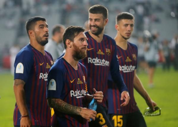 لاعبو برشلونة