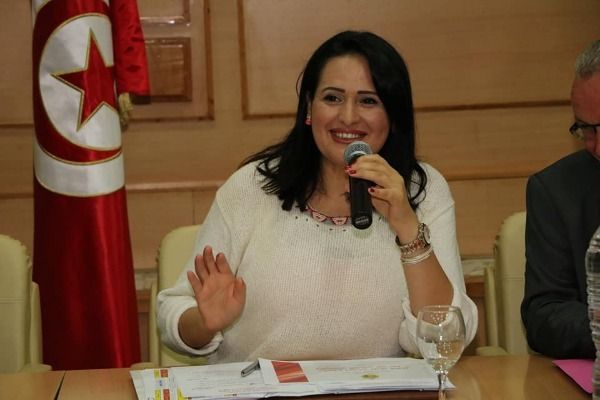 وزيرة الرياضة التونسية ماجدولين الشارني