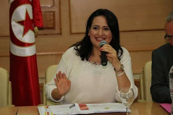 وزيرة الرياضة التونسية ماجدولين الشارني