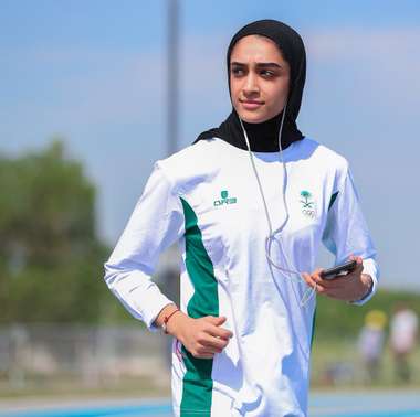 العداءة السعودية رغد بوعريش