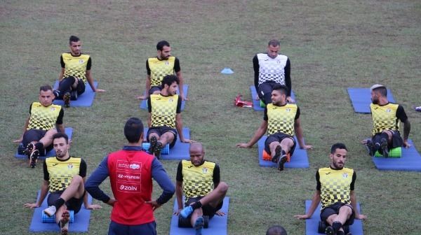 من تدريبات الأردن في تيرانا اليوم