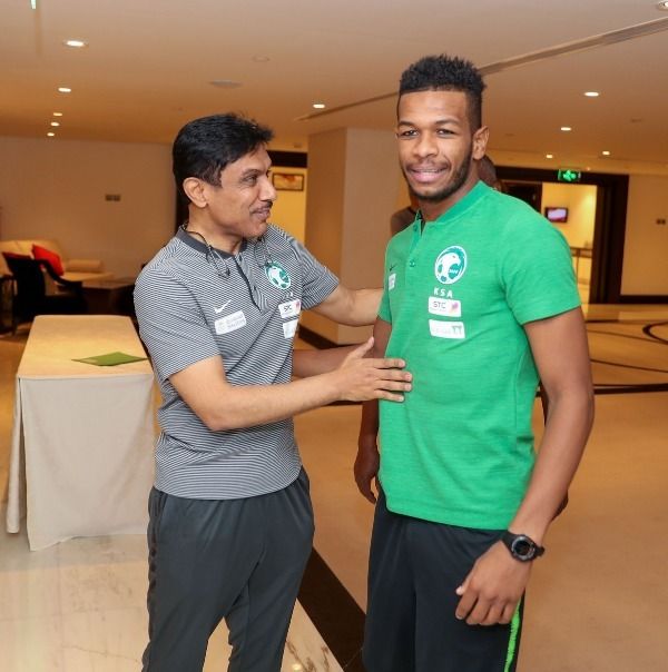 من وصول لاعبي المنتخب السعودي