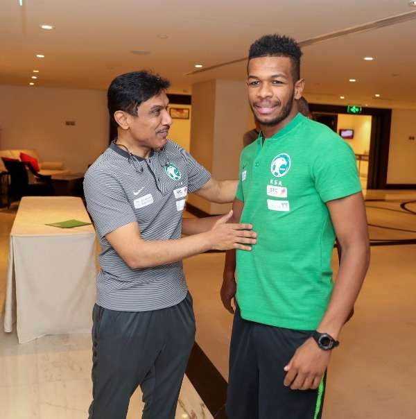 من وصول لاعبي المنتخب السعودي