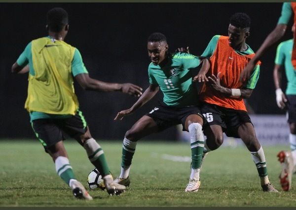 من تدريبات منتخب 19 عاما السعودي