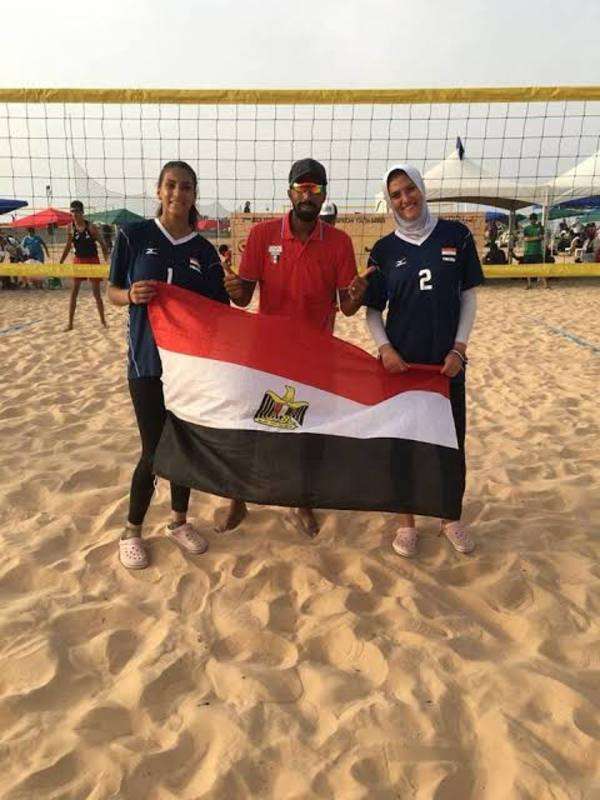 ثنائي الكرة الشاطئية المصرية