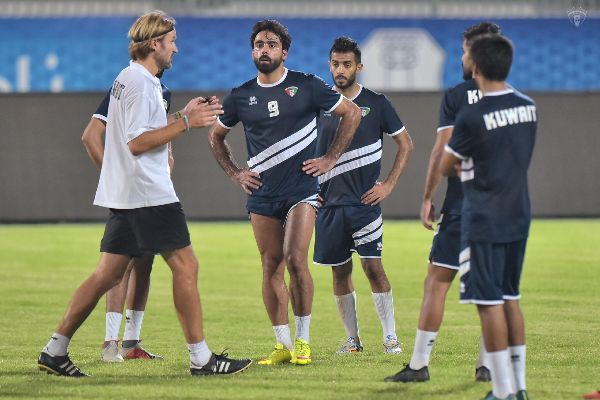 من مران المنتخب الكويتي